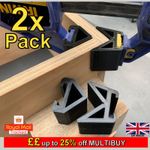 2x PAIR Quick Grip Medium Corner Clamp Adaptors 90° Square Irwin carpentry large