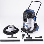 SGS 40 Litre Stainless Steel Workshop Wet and Dry Vacuum with Power Tool Adapter