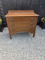 Antique Harris Lebus Set Of 3 Drawers Chest Unit Stunning