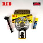 DID JT X-Ring Gold Chain and Sprocket Kit for Yamaha YFM700R Raptor Quad 05-21