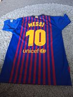 Nike - FC Barcelona 2018/19 - Home Football Shirt - Messi No.10 - 10/12 Yrs