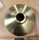 Dome Lampshade 25cm Brushed Bronze Metal