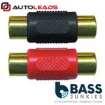 RCA Female to Female Coupler Connector Pack of 2