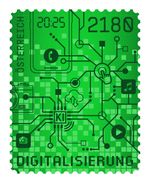 Austria 2025 Digitization Block MiNr 164 Green