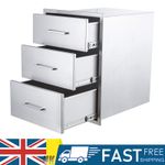 Outdoor Kitchen Drawers BBQ Drawer 45×46×61cm Stainless Steel Cabinet Island