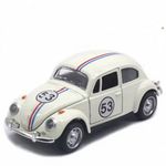 Volkswagen Beetle Herbie Vintage 1:36 Scale Diecast Model Retro Classic Car Gift