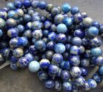 Natural Colour Lapis Lazuli Round Gemstone Beads