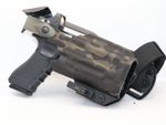 Glock 17/19 Custom OBW  kydex right hand holste optics and TLR1/XH35 flashligh