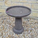 Sorrento Stone Effect Bird Bath Outdoor Garden Bird Water Bath