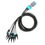 Irrigation System For Garden 10-Head Automatic Quick Connect Garden Outgoing