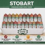 Stobarts Mixed Raw Premium Barf Diet 80 10 10 Complete Dog Frozen Food Meat