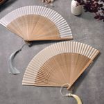 Handheld Folding Fan, Portable Bamboo Hand Fans For Women Foldable