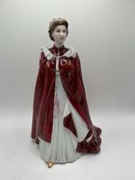 Royal Worcester Queen Elizabeth II 80th Birthday Figurine
