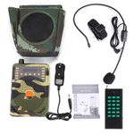 (EU Plug)Portable Electronic Bird Caller Hunting Decoy Calls MP3 Speaker