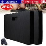 2 x Gardening Thick Kneeling Pad Mat Foam Cushion Mechanic House Garage Black UK