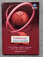 Embassy World Snooker Championship programme 2003