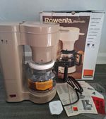 Vintage Rowenta Filtermatic Coffee Maker FK-16  West Germany 80s Brown Rare Box