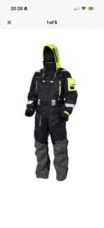 W4 Flotation Suit Jetset Lime - Swimsuit XS Rescue Suit Floating Suit