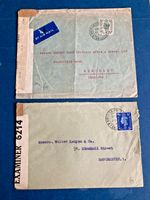 Postal History Morocco Agencies 2 WW2 Censor Covers British Post Office Tangier