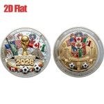 2026 World Cup Memorial Challenge Coin World Cup 2026 Commemorative Coin