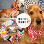 Quality Handmade Dog Bandana Slide on Collar Neckerchief Scarf Gift Present
