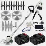 GROLF 24V Cordless String Trimmer Kit with Charger  & Gloves