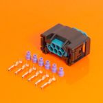 6 Way BMW Bosch Accelerator Throttle Pedal Pin Connector Kit & Terminals Seals