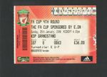 Liverpool v Everton 2008-2009 FA Cup Ticket 25/01/2009
