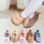 Bear Baby Socks Warm Baby Shoes Toddlers Newborn Non-slip Boys Girls 0-18Months