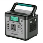 SWARLEY 500W Portable Power Station Pure Sine Wave Inverter Emergency Backup