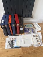 Guernsey Stamps Collection Mint Used FDCs Packs Etc In Albums & Loose WW2 -2001