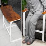 Sofa Stand Assist Rail Tray Table Solid Wood Couch Chair Standing Aid