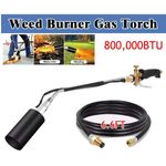 Long Arm  Roofers Roofing Brazing Hose Propane Butane Gas Torch Burner Blow Kit