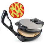 StarBlue 25.4cm Roti Maker Machine with Removable Handle and Free Roti Heater