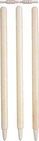 CRICKET STUMPS HEAVY DUTY STUMPS + BAILS (6 Stumps + 4 bails)