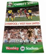 Liverpool v West Ham United 1980 Charity Shield Official Wembley Programme