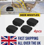4PCS Deer Warning Whistles Device for Car Save A Deer Whistles Vehicle Deer Horn
