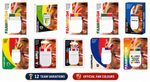 Face Paint Stick Football Soccer Fan Supporter Makeup Team Flag