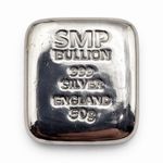 50g Cast 999 Silver Bullion Bar Made By SMP Bullion Birmingham
