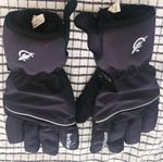 SealSkinz Winter Touchscreen Gloves Gel Padded Palm Wrist Length L Black/Grey