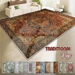 Luxury Non Slip Large Traditional Rugs Bedroom Living Room Rug Hallway Runner