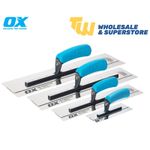 OX Pro UltraFLEX Trowel Stainless Steel Super Flexible Finishing Trowel All Size