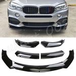 Gloss Black Front Bumper Lip Splitter Spoiler Chin For X5 F15 iX X1 X2 X3 X4 X6