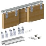Double Sliding Rail Track System Wardrobe Door Gear Horus 45Kg/3000mm (3 door)