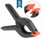 6 X PLASTIC SPRING CLAMPS GRIPS CLIPS MARKET STALL 2 " MICRO SMALL NYLON CRAFT