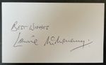 Lawrie McMenemy Signed Autograph White Index Card Southampton Football COA