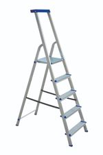 Step ladder 3 4 5 6 7 8 Professional / With Tool Tray / EN131 / 150 Kg