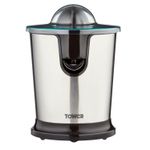 Tower Citrus Juicer Plastic Spout Anti-Drip Removable Parts Stainless Steel 100W