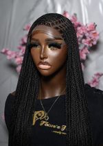  HIGH QUALITY,  BRAIDED WIG , 35 inches+  KNOTLESS BRAID STYLE.multiple colors