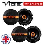 EDGE 6.5" COAXIAL SPEAKERS 4 PACK 240 WATTS CAR AUDIO CAR DOOR SPEAKER